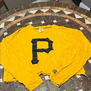 PINK Victoria's Secret Bright Yellow Tee